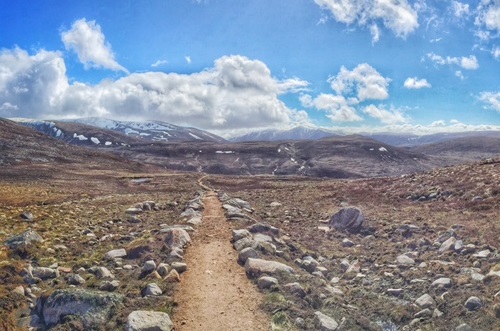 Path Through Hills