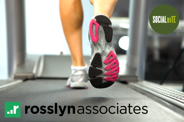 Rosslyn Associates charity treadmill marathon!