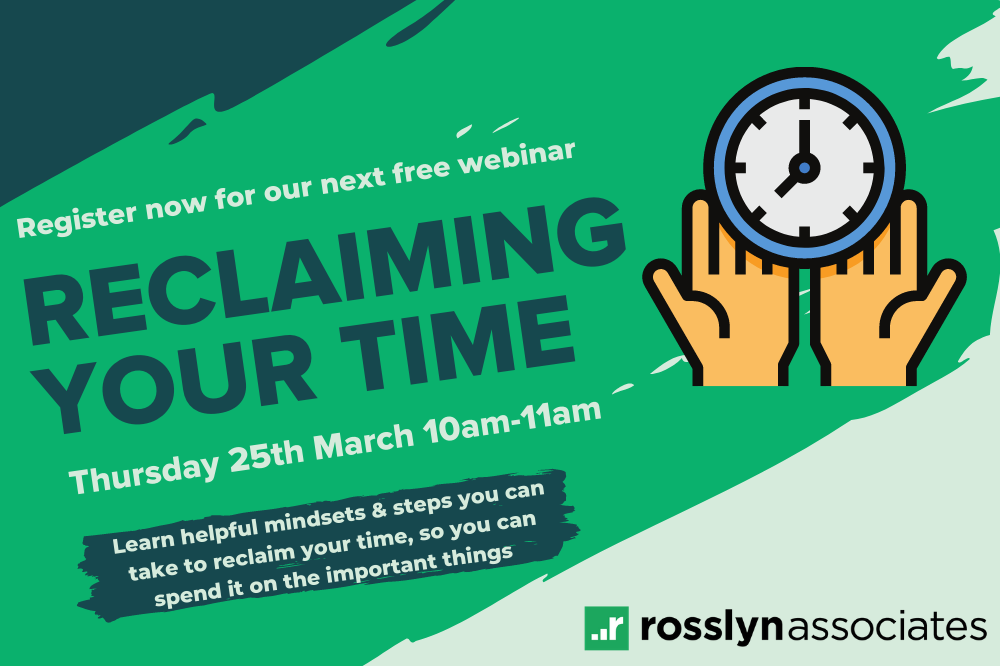 WEBINAR: Reclaiming Your Time